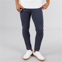 JJ REBEL Mens Michael Slim Sharp Chinos Navy Blazer