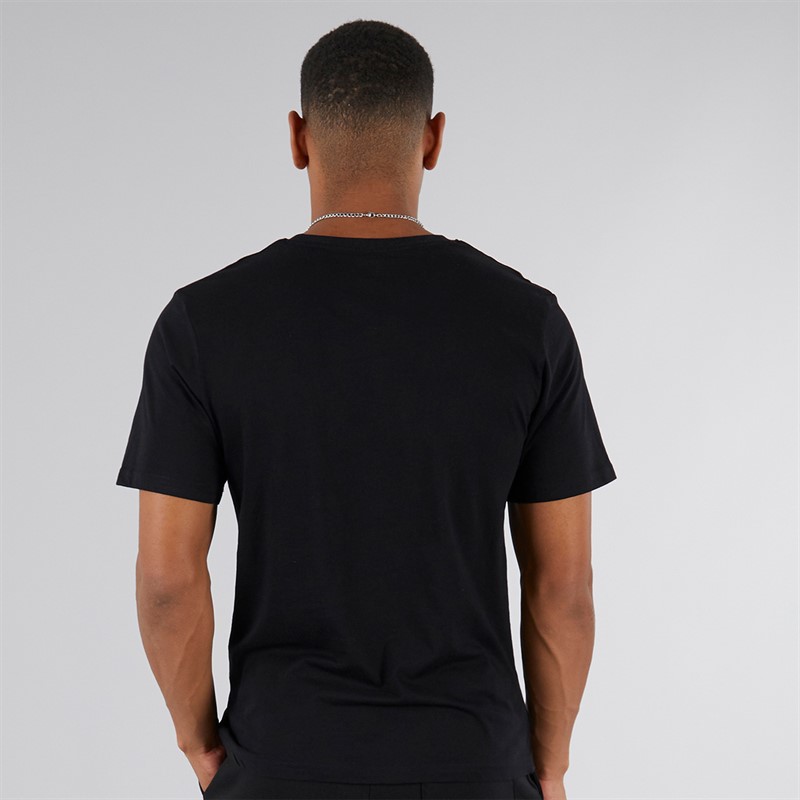 JJ REBEL Mens Print T-Shirt Black