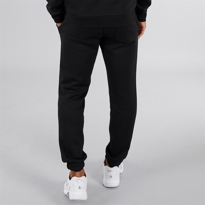 JJ REBEL Mens Gorm Rebel Logo Joggers Black