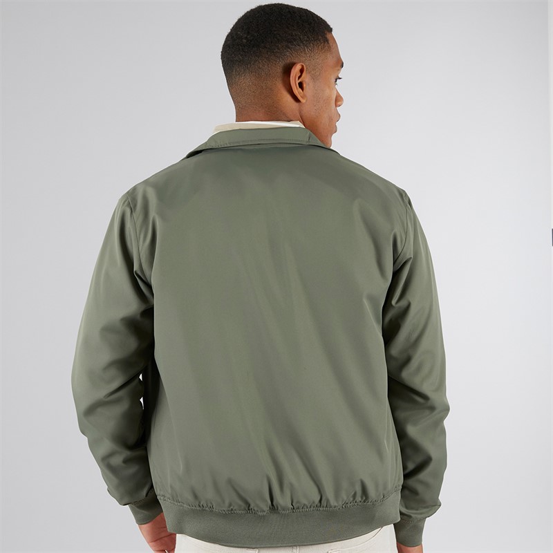 JJ REBEL Mens Bastian Harrington Bomber Jacket Beetle