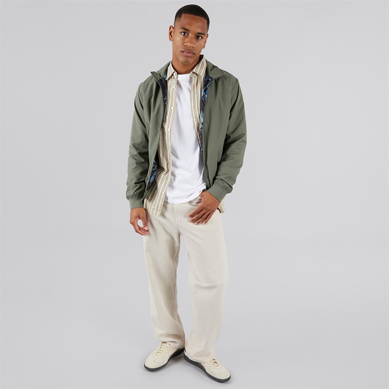 JJ REBEL Mens Bastian Harrington Bomber Jacket Beetle