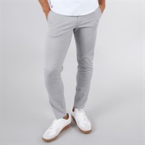 JJ REBEL Mens Michael Slim Sharp Chinos Ultimate Grey