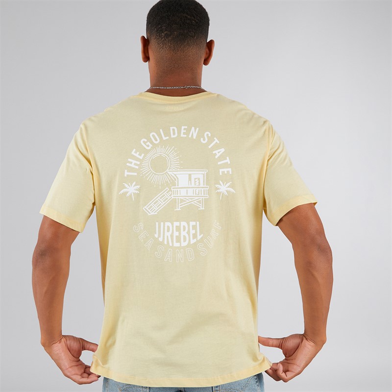 JJ REBEL Mens Garbo T-Shirt Anise Flower