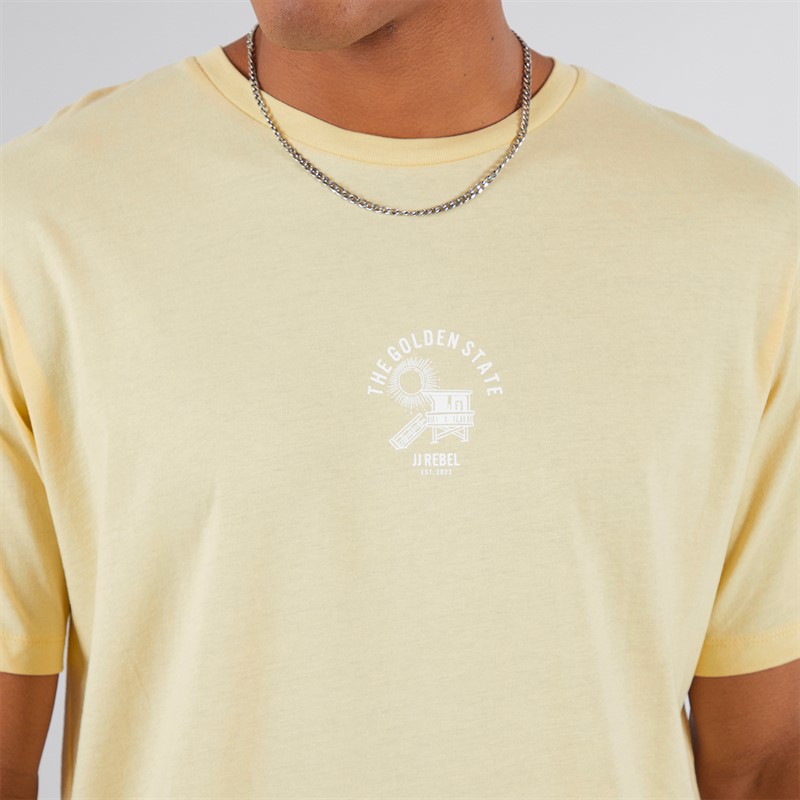 JJ REBEL Mens Garbo T-Shirt Anise Flower