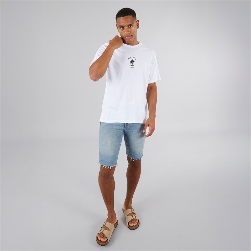 JJ REBEL Mens Garbo T-Shirt White