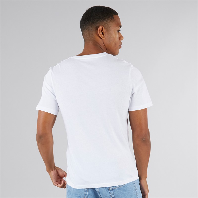 JJ REBEL Mens Print T-Shirt White