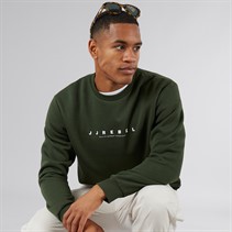 JJ REBEL Mens Rocky Logo Sweatshirt Kombu Green