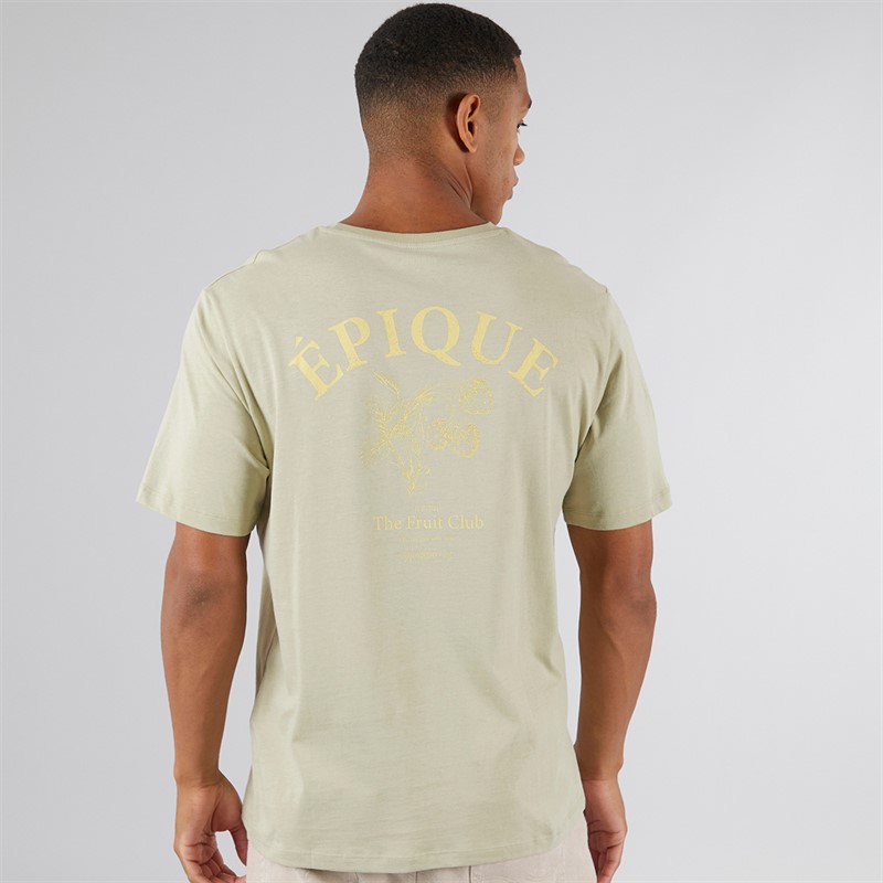 JJ REBEL Mens Garbo T-Shirt Desert Sage
