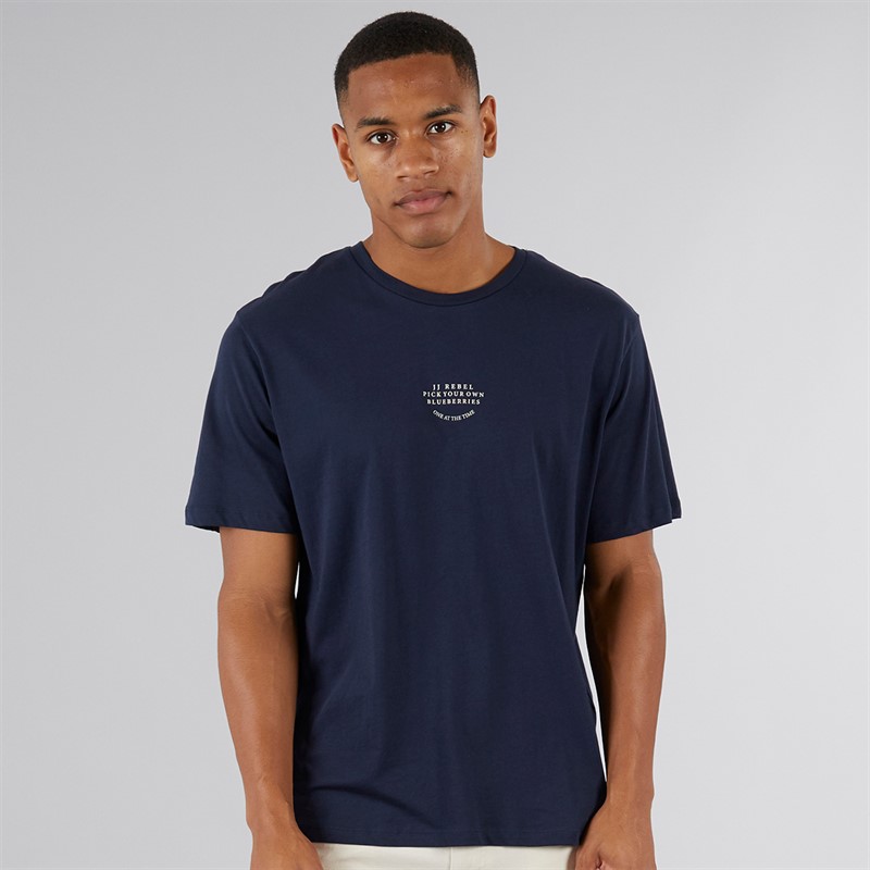 JJ REBEL Mens Garbo T-Shirt Sky Captain