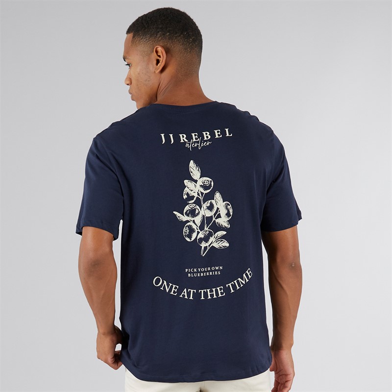JJ REBEL Mens Garbo T-Shirt Sky Captain