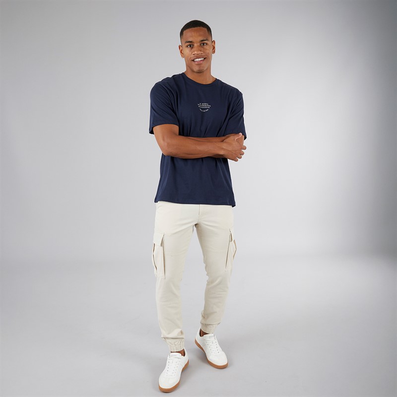 JJ REBEL Mens Garbo T-Shirt Sky Captain