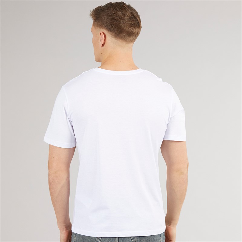 JJ REBEL Mens Vintage Rebel T-Shirt White