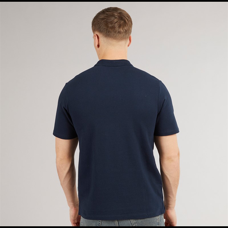 JJ REBEL Mens Breeze Polo Shirt Sky Captain