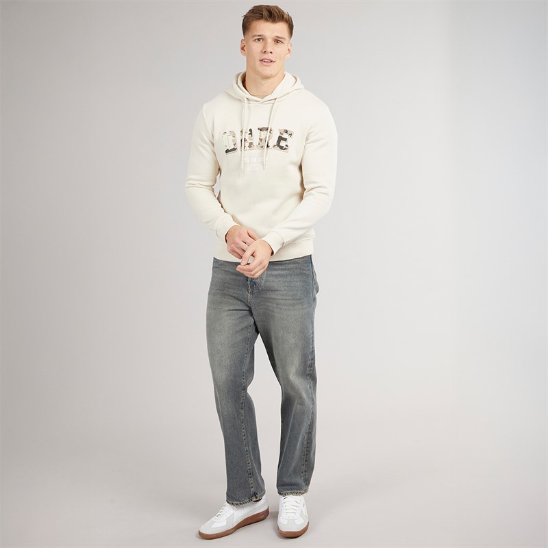JJ REBEL Mens Hamilton Sweat Hoodie Moonbeam