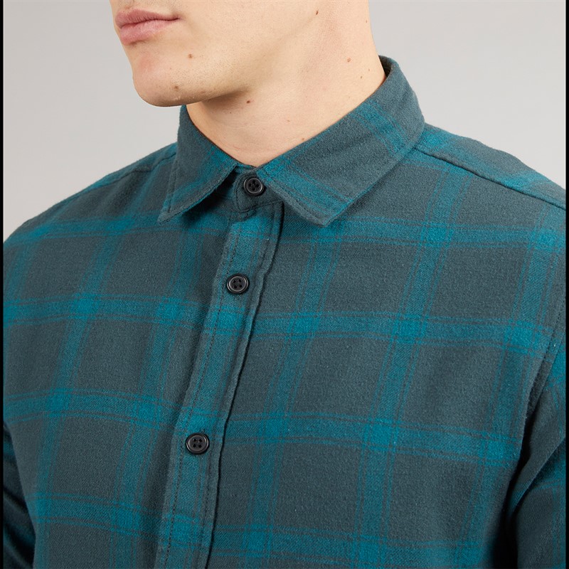 JJ REBEL Mens Rebel Long Sleeve Checked Shirt Magical Forest
