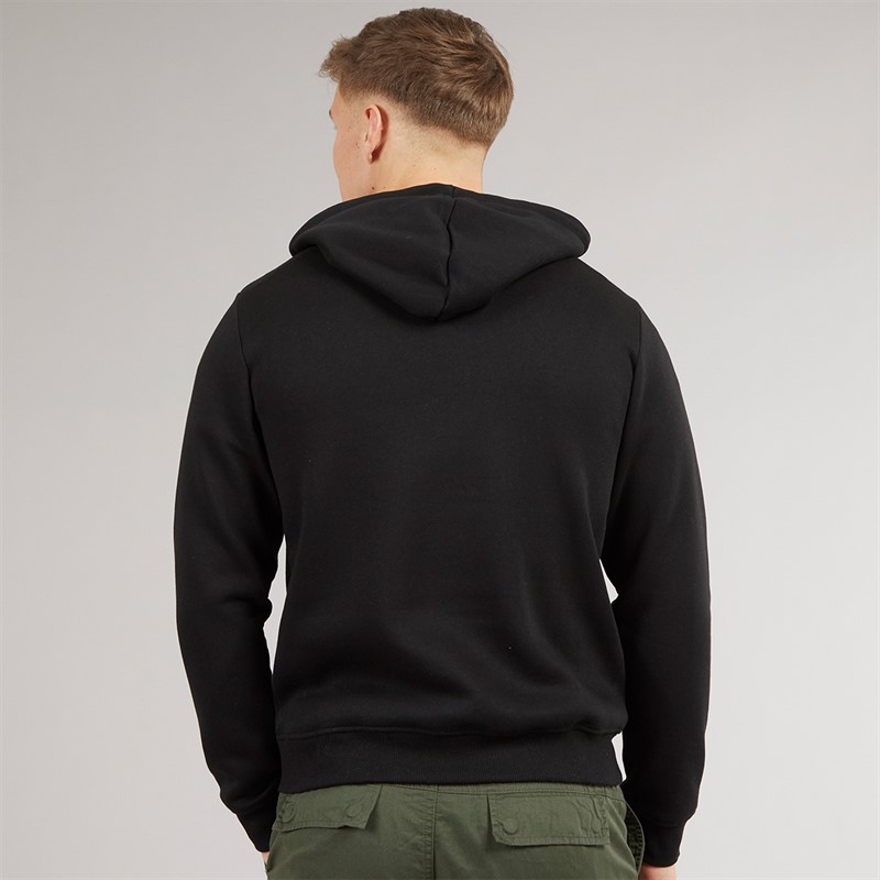 JJ REBEL Mens Hamilton Sweat Hoodie Black