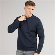 JJ REBEL Mens Base Crew Neck Sweatshirt Sky Captain