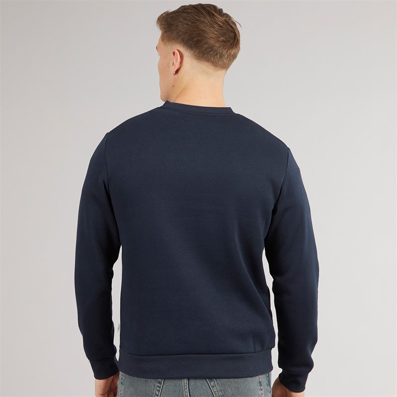 JJ REBEL Mens Base Crew Neck Sweatshirt Sky Captain