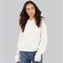 JJ REBEL Womens Jasmine Knit Crew Neck Cloud Dancer