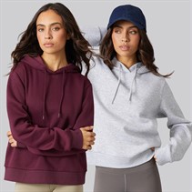 JJ REBEL Womens Two Pack Viola Hoodies Fig/Light Grey Marl