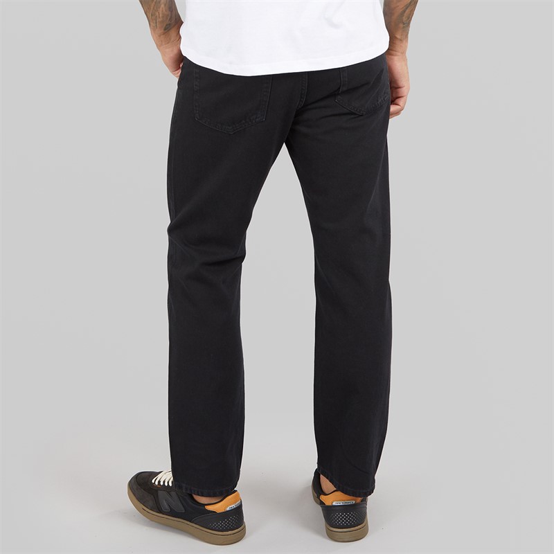 JJ REBEL Mens Ryan 637 Relaxed Fit Jeans Black