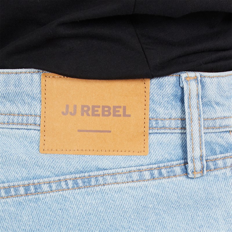 JJ REBEL Mens Ryan 638 Relaxed Fit Jeans Light Blue