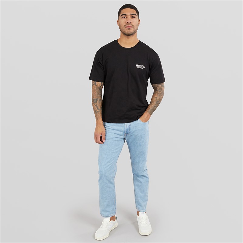 JJ REBEL Mens Ryan 638 Relaxed Fit Jeans Light Blue
