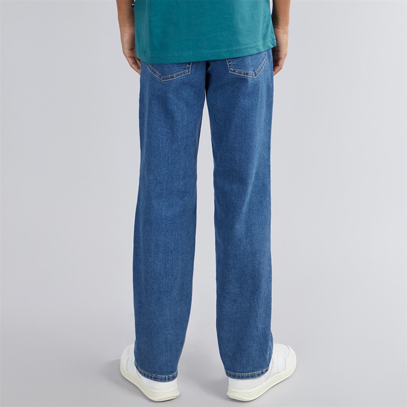JJ REBEL Boys Noah Regular Fit Jeans Mid Blue