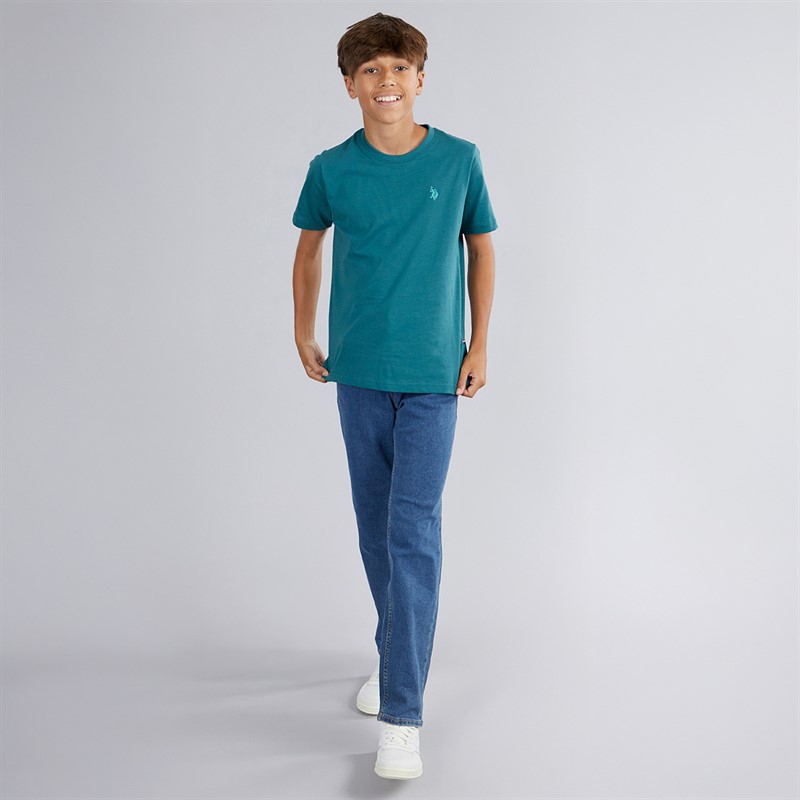 JJ REBEL Boys Noah Regular Fit Jeans Mid Blue