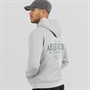 JJ REBEL Mens Rock Hoodie Light Grey Melange