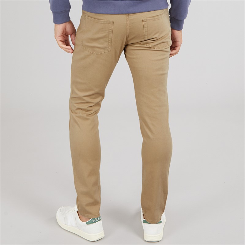JJ REBEL Mens George Sharp Fivers Chinos Crockery