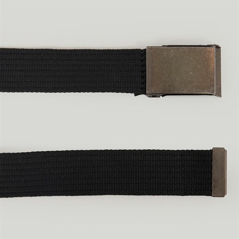 Hyde & Tanner Mens Canvas Belt Black