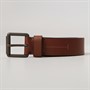 Hyde & Tanner Mens Longhorn Bar Stitch Belt Tan