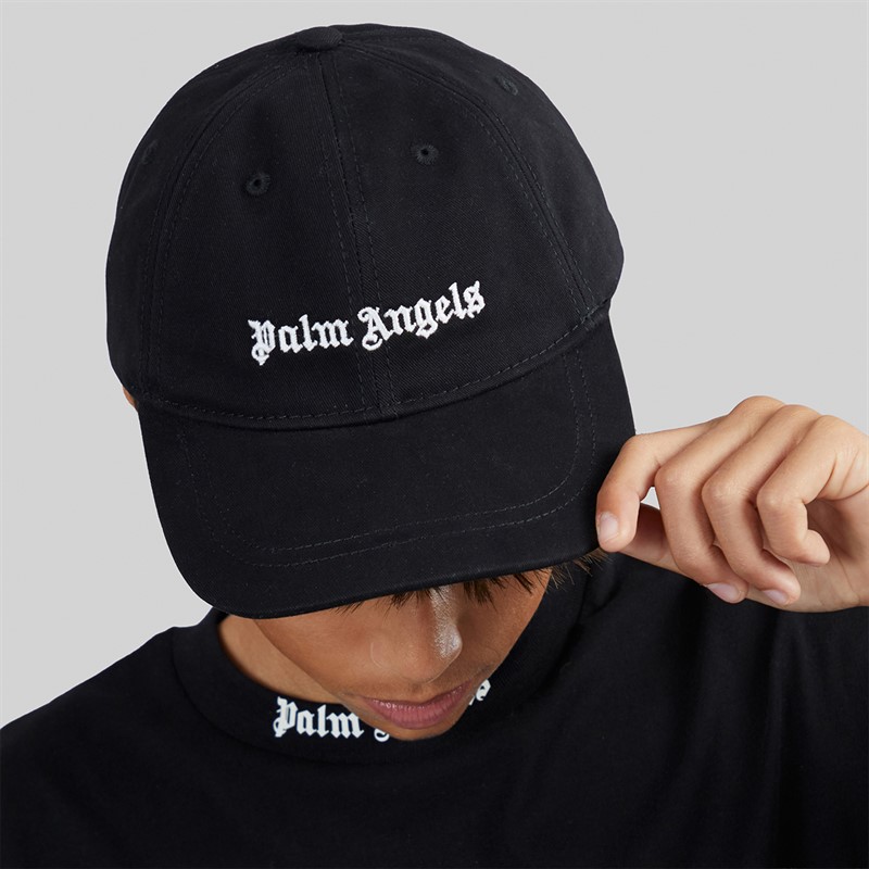 Palm Angels Boys Logo Baseball Cap Nero/Black