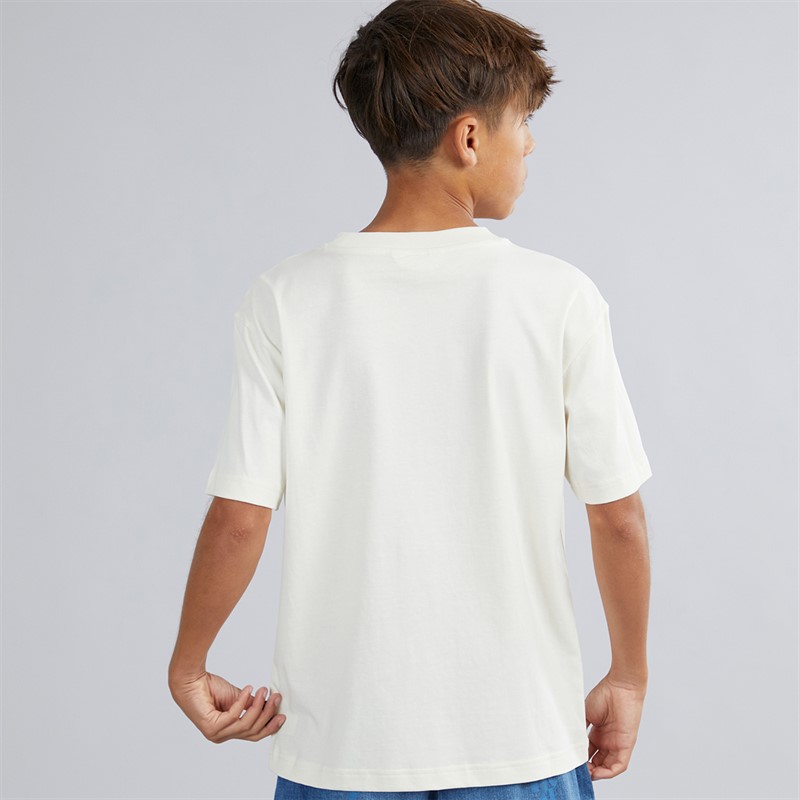 Palm Angels Boys Blurred Bear T-Shirt Off White