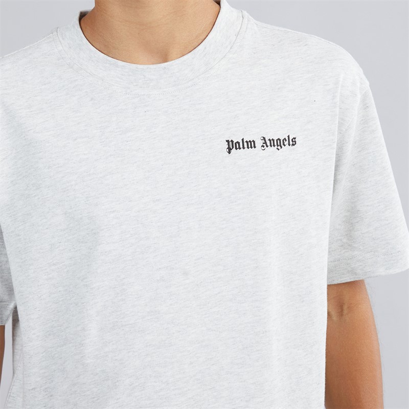 Palm Angels Boys Three Pack T-Shirts Off White/Black/Grey Melange Off-White-Black-Grey Melange
