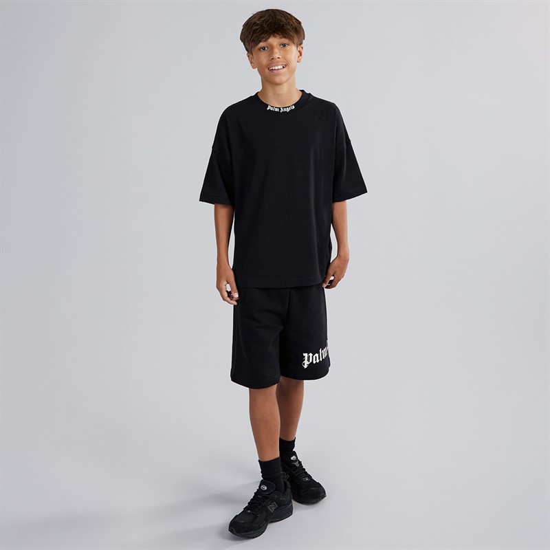 Palm Angels Boys Brushed T-Shirt Nero/Black