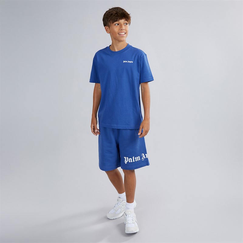 Palm Angels Boys Shorts Blu/Blue