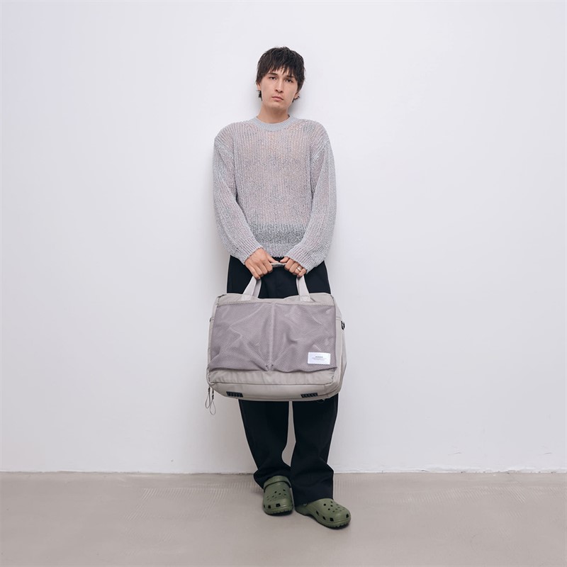 AY Studios Wochenendtasche Silber