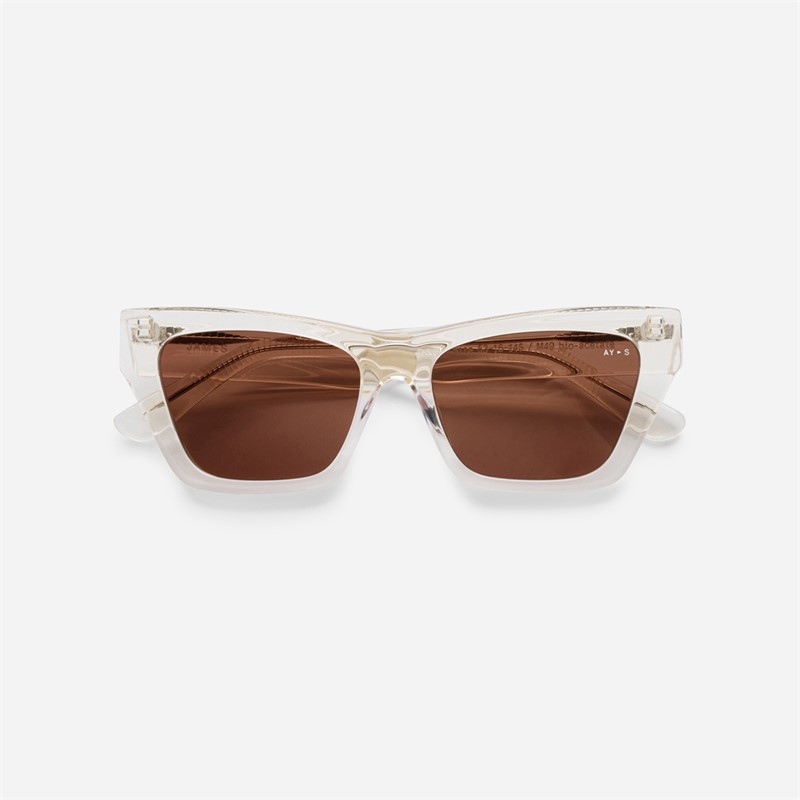 AY Studios Lunettes de soleil Beam Transparent Yellow Light