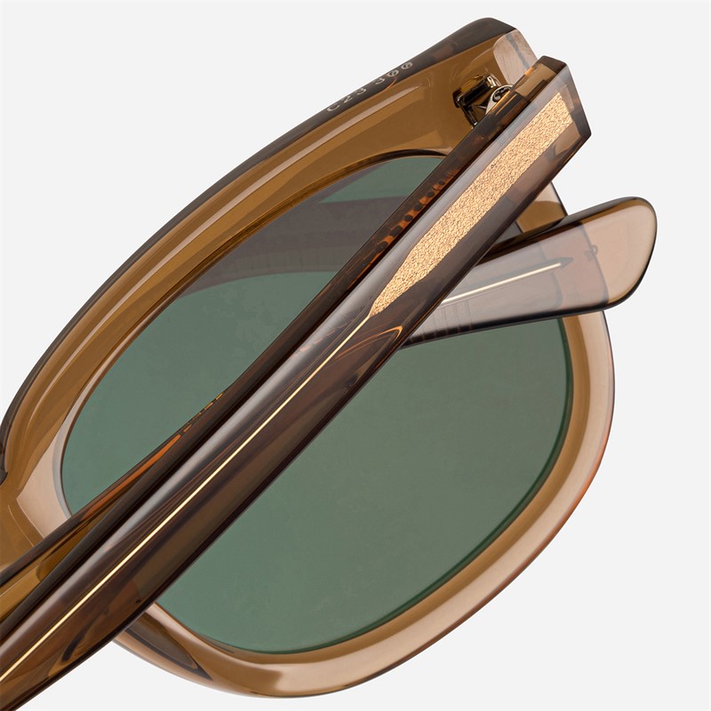 AY Studios Lunettes de soleil Palmer Transparent Caramel Brown