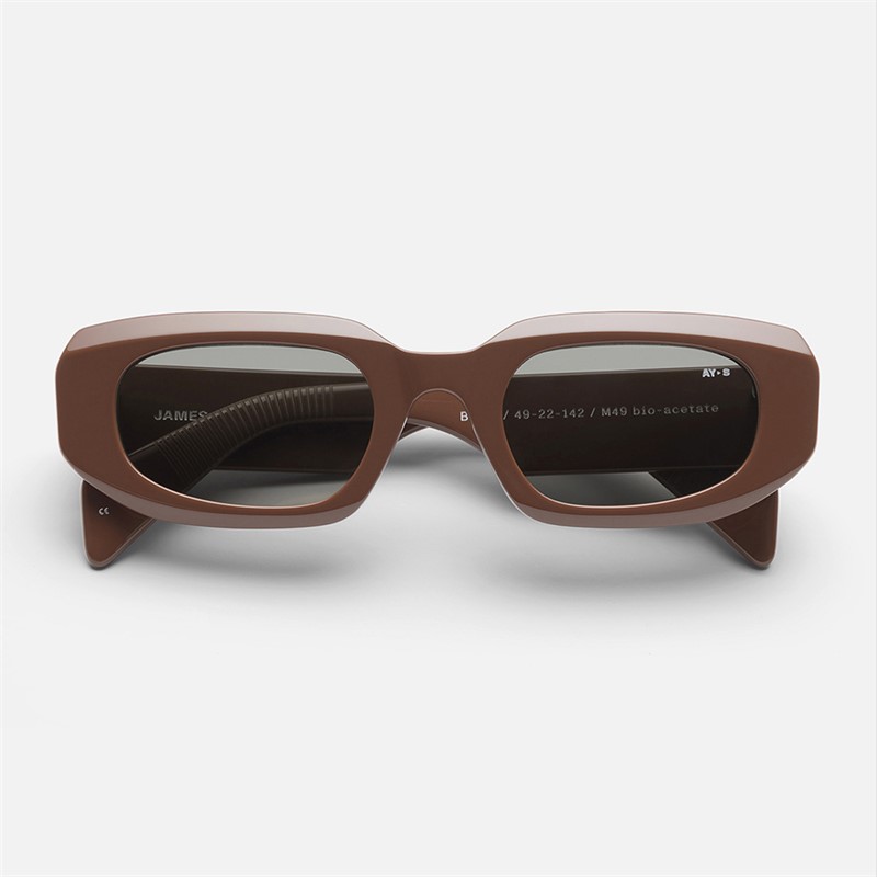 AY Studios Okulary przeciwsłoneczne Bloom kolor Solid Chocolate Brown