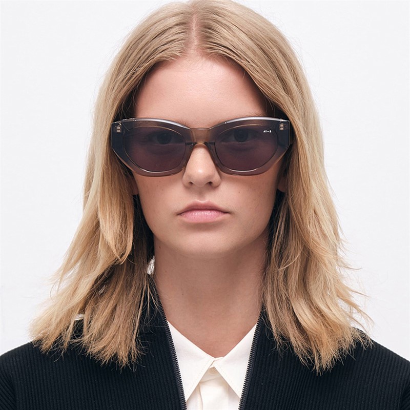 AY Studios Lunettes de soleil Blaze Transparent Oyster