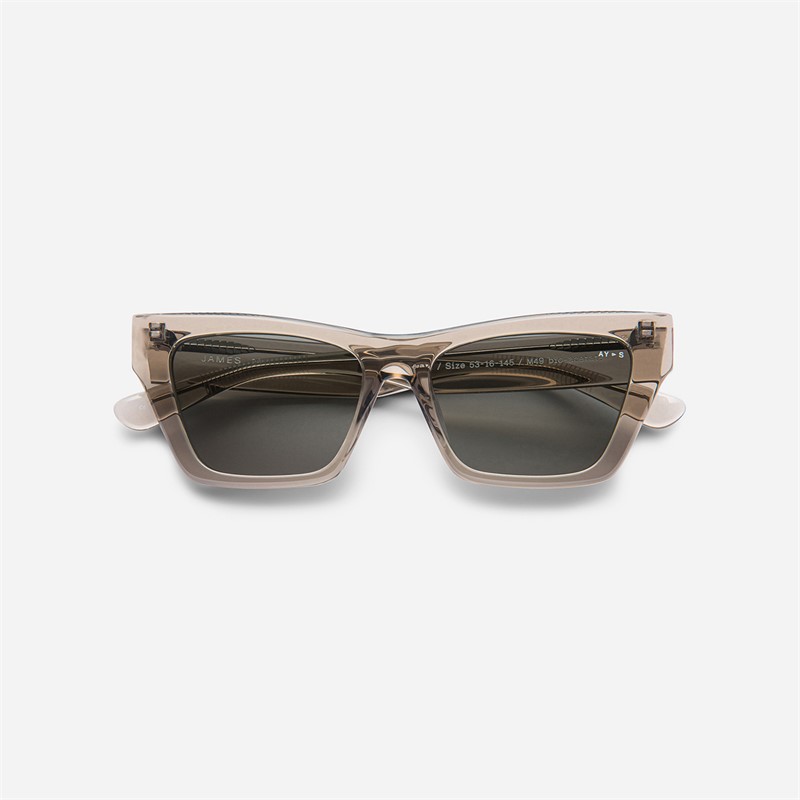 AY Studios Lunettes de soleil Beam Transparent Oyster