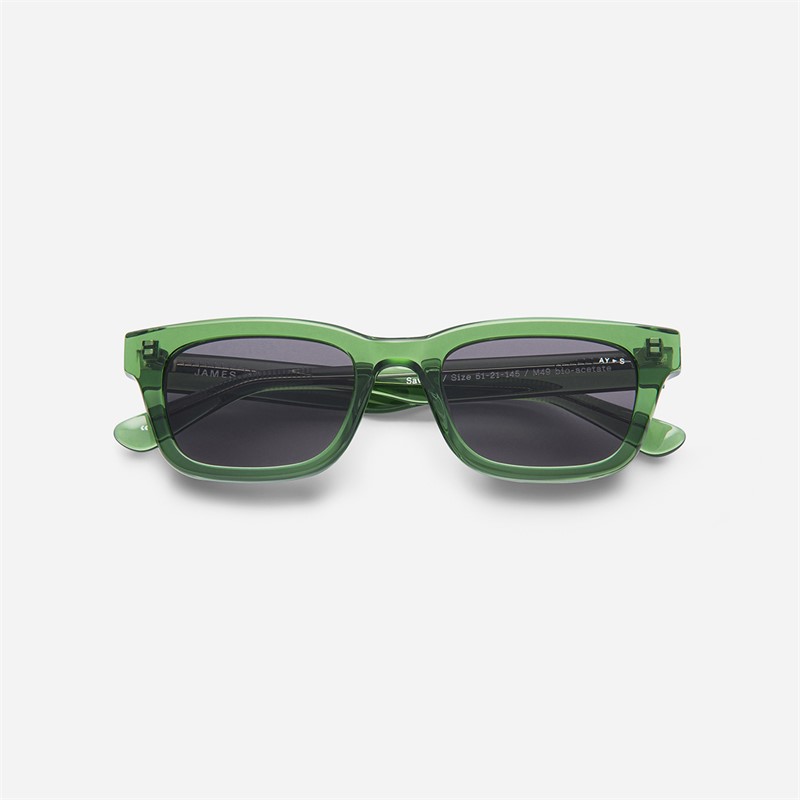 AY Studios Lunettes de soleil Savage Transparent Forest Green