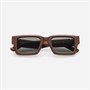 AY Studios Lunettes de soleil Gravity Solid Chocolate Brown