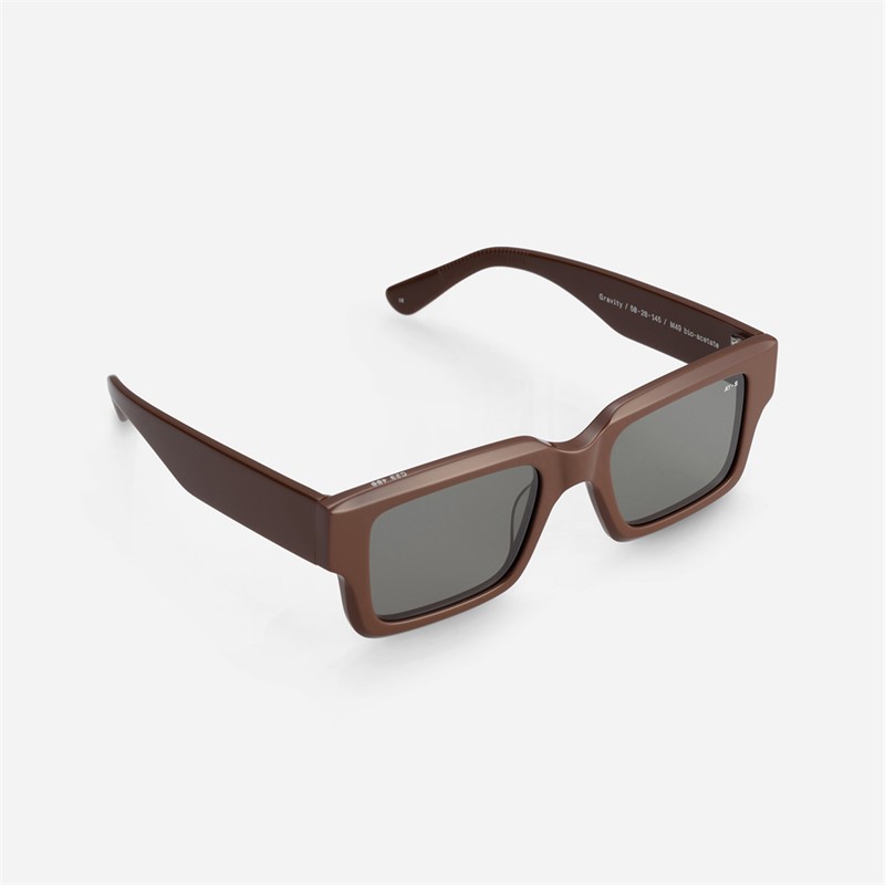 AY Studios Lunettes de soleil Gravity Solid Chocolate Brown