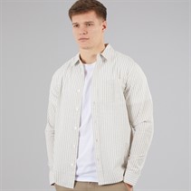 C.R.C. Herre Mosh Seersucker skjorte moden White St