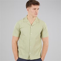 C.R.C. Dame bær satin skjorte Olive