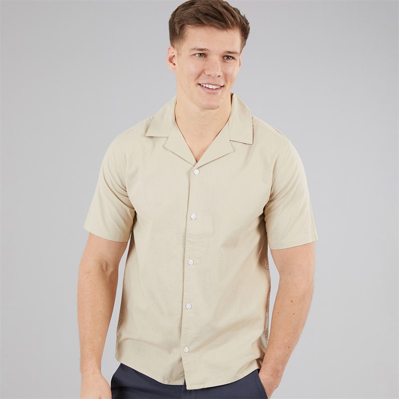 C.R.C. Berry Lns koszulka dla niego kolor Brązowy